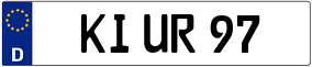Truck License Plate